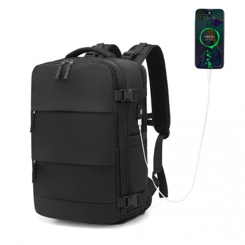 Kono Multifunktional Atmungsaktiv Reise-Rucksack Mit USB-Ladeanschluss  und separatem Schuhfach