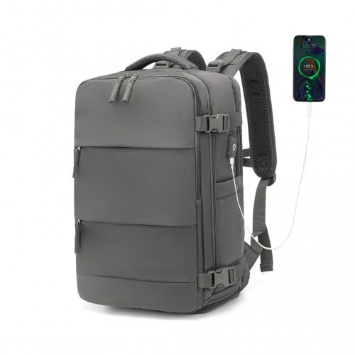 Kono Multifunktional Atmungsaktiv Reise-Rucksack Mit USB-Ladeanschluss  und separatem Schuhfach