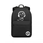 Kono Strapazierfähiger Polyester Leuchtender Schulrucksack