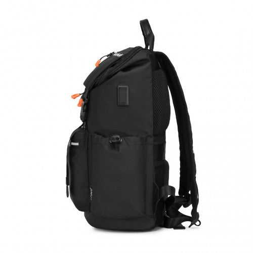 Kono Fortgeschrittene Freizeit Rucksack mit Reflektierenden Sicherheitsmerkmalen USB-Ladefunktion und Dedizierte Laptop-Hülle