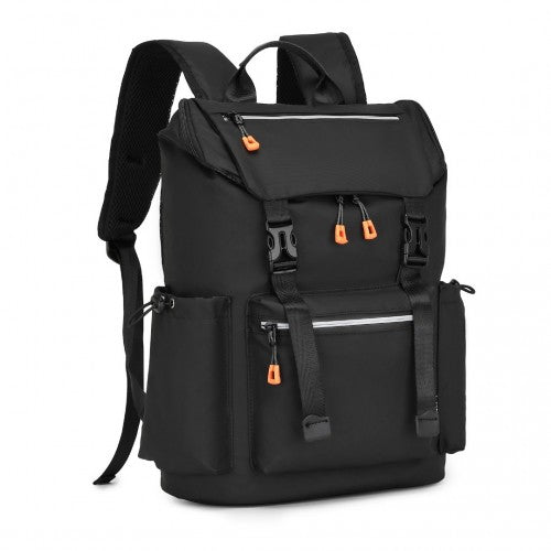 Kono Fortgeschrittene Freizeit Rucksack mit Reflektierenden Sicherheitsmerkmalen USB-Ladefunktion und Dedizierte Laptop-Hülle