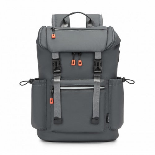 Kono Fortgeschrittene Freizeit Rucksack mit Reflektierenden Sicherheitsmerkmalen USB-Ladefunktion und Dedizierte Laptop-Hülle