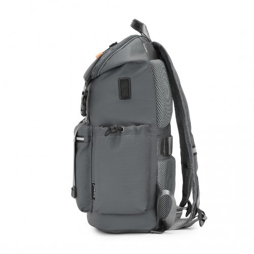 Kono Fortgeschrittene Freizeit Rucksack mit Reflektierenden Sicherheitsmerkmalen USB-Ladefunktion und Dedizierte Laptop-Hülle