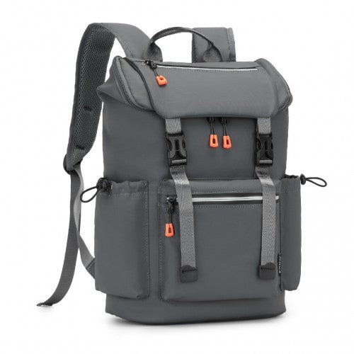 Kono Fortgeschrittene Freizeit Rucksack mit Reflektierenden Sicherheitsmerkmalen USB-Ladefunktion und Dedizierte Laptop-Hülle