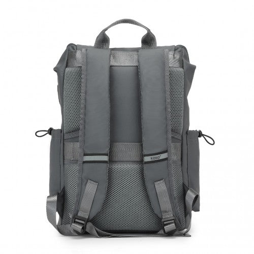 Kono Fortgeschrittene Freizeit Rucksack mit Reflektierenden Sicherheitsmerkmalen USB-Ladefunktion und Dedizierte Laptop-Hülle