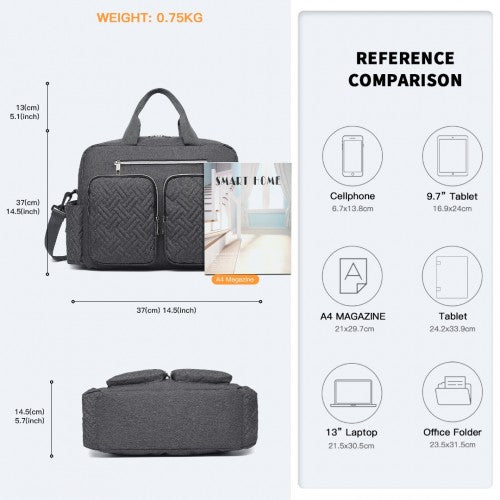 Kono Vielseitig Wickeltasche mit Wickelauflage mit Eingebauter Wickelauflage Thermische Isolierung Wasserdichtes Design