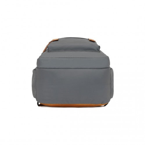 Kono PVC-beschichtet Urban Wasserabweisend Rucksack mit Reflektierenden Sicherheitsgurten und Mehrkammern-Design