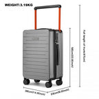 British Traveller 20 Zoll Breiter Griff Hartschale PC Reisegepäck Mit TSA-Schloss