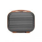 K1871-1L - Kono 12 hüvelykes könnyű, kemény héjú ABS kozmetikai tok - szürke és barna