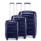 K1997L-KONO 20-24-28 ”HARD SHELL PP-KOFFER SET NAVY