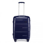 K1997L-KONO 20-ZOLL-PP-KOFFER MIT HARTER SCHALE -NAVY