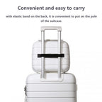 K2091L - Kono 14 hüvelykes, többféle textúrájú, kemény héjú PP sminktok - Klasszikus kollekció - Fehér