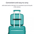 K2092L - Kono 14 hüvelykes könnyű, kemény héjú PP sminktáska - kék