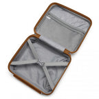 K2092L - Kono 14 hüvelykes könnyű, kemény héjú PP sminktáska - krémszínű