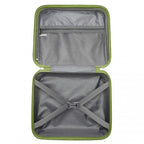 K2092L - Kono 14 hüvelykes könnyű, kemény héjú PP sminktáska - zöld