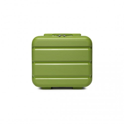 K2092L - Kono 14 hüvelykes könnyű, kemény héjú PP sminktáska - zöld