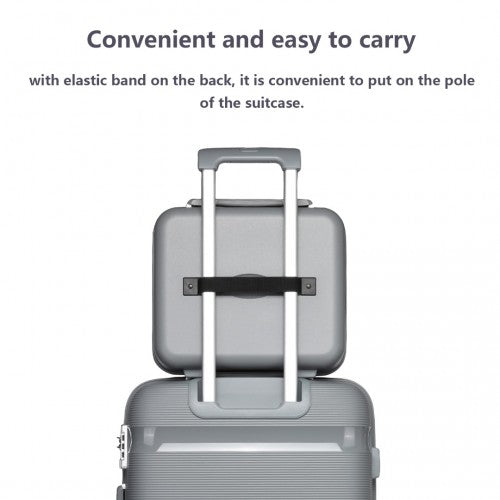 Kono 14 Zoll Helles Hartschale Schminktasche - Grau