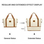 Kono 20 Zoll Polypropylen Kabinengröße Koffer 3-teiliges Reiseset mit Wochenendtasche und Kulturtasche