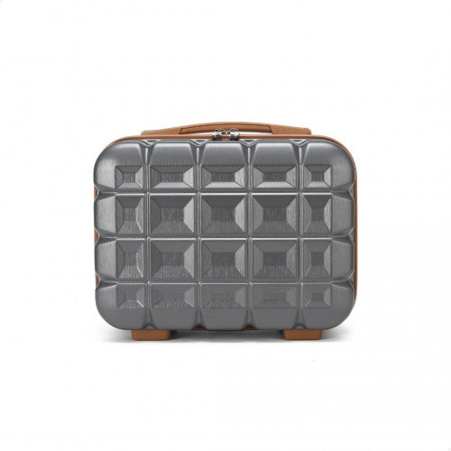 Kono 13 Zoll Leichtgewicht Harte Schale Schminktasche - Grau