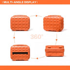 Kono 13 Zoll Leichtgewicht Harte Schale Schminktasche - Orange