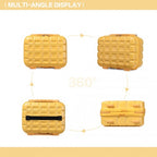 Kono 13 Zoll Leichtgewicht Harte Schale Schminktasche - Gelb