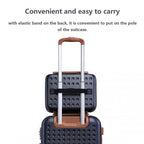 Kono 13 Zoll Besonderes Hartschale Schminktasche - Marine