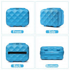 British Traveller 13 Zoll Ultraleicht /Polycarbonat Schminkkoffer - Blau