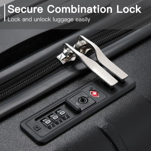 Supercase Stilvoll 20 Zoll Carry-On Polypropylen Hartschalen-Koffer mit Labyrinth-Muster