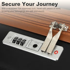 Kono 20 Zoll Stilvoll Harte Schale ABS+PC Kabinen-Koffer Inklusive Mehrere Fächer Rucksack mit Kleiner Tasche 3 Stück Reise-Set