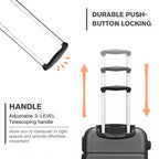 Kono 20 Zoll Hochwertig ABS Kabinen-Tragekoffer mit sicherem Kombinationsschloss für müheloses Reisen