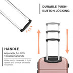 Kono 20 Zoll Hochwertig ABS Kabinen-Tragekoffer mit sicherem Kombinationsschloss für müheloses Reisen