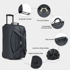 Kono Durable Foldable Travel Trolley Bag with Enhanced Features and Multiple Compartments