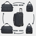 Kono Durable Foldable Travel Trolley Bag with Enhanced Features and Multiple Compartments