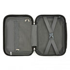 KSK2493 - Kono 12-Zoll-Hartschalen-Make-up-Tasche – Haltbarer Reise-Make-up-Organisator mit YKK-Reißverschluss - Grau