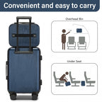 KSK2493 - Kono 12-Zoll-Hartschalen-Make-up-Tasche – Haltbarer Reise-Make-up-Organisator mit YKK-Reißverschluss - Marineblau