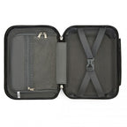 KSK2493 - Kono 12-Zoll-Hartschalen-Make-up-Tasche – Haltbarer Reise-Make-up-Organisator mit YKK-Reißverschluss - Marineblau