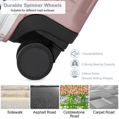 Supercase Langlebig 20 Zoll PC Hardshell Aluminium-Rahmen Koffer Mit TSA Schloss