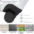 Supercase Langlebig 20 Zoll PC Hardshell Aluminium-Rahmen Koffer Mit TSA Schloss