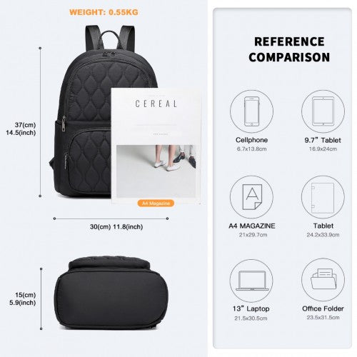 Miss Lulu Lässig Leichtgewicht Damen Rucksack