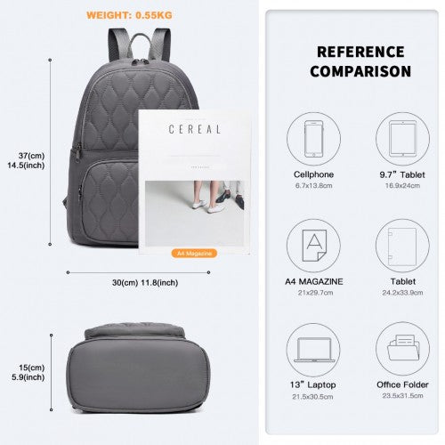 Miss Lulu Lässig Leichtgewicht Damen Rucksack