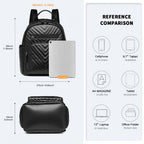 Miss Lulu Wasserfest Schick PU-Leder Rucksack