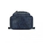 Miss Lulu PU-Leder Rucksack mit Totenkopf und Nieten Designer Urban Chic Rock Stil Stilvoller City-Rucksack mit detaillierten Nieten