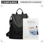 Miss Lulu Zwei-Wege-Anti-Diebstahl-Rucksack mit Pom Pom-Anhänger