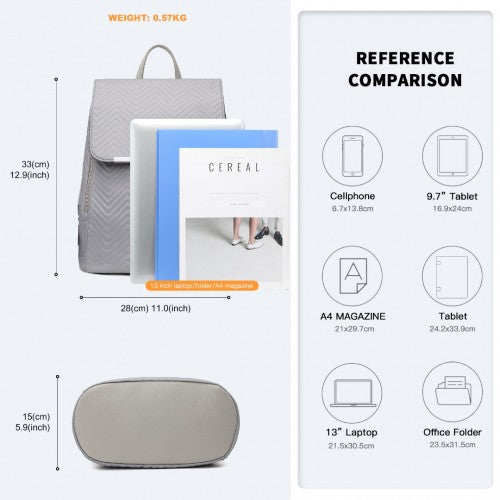 Miss Lulu Leichtgewicht Und Elegant Tagesrucksack