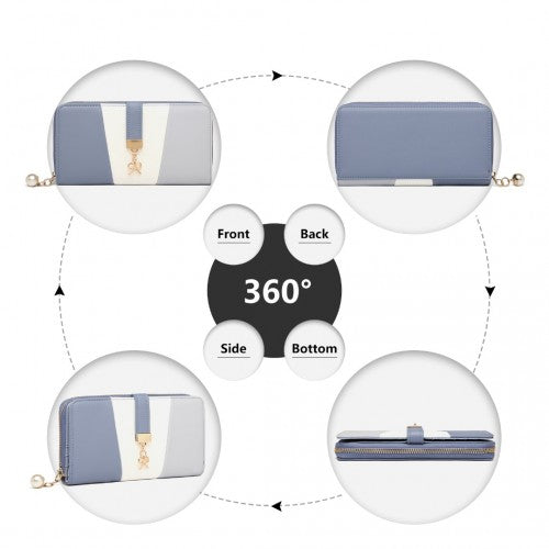 Miss Lulu Damen Leder Aussehen Geldbörse