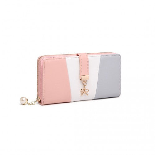 Miss Lulu Damen Leder Aussehen Geldbörse