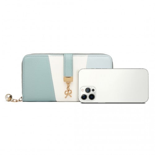 Miss Lulu Damen Leder Aussehen Geldbörse