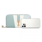 Miss Lulu Damen Leder Aussehen Geldbörse