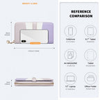 Miss Lulu Damen Leder Aussehen Geldbörse