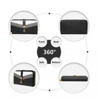 Miss Lulu Gemischte Farbe Damen Lederoptik Portemonnaie